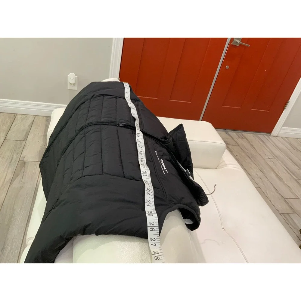 Tri Mountain Toray Puffer Vest Black Quilted Full‎ Zip Logo Mens 2XL